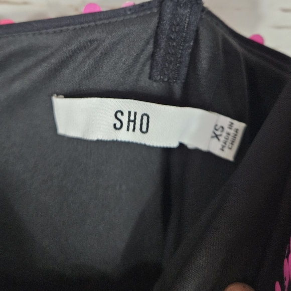 Sho by Tadashi Shoji | Richie Pink Iridescent Sequin Midi Dress NWT - Picture 7 of 8